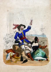 Sir Henry Morgan (1635-1688) (Morgan the flibustier): pochodzący z Walii w „History of Pirates and Privateers of the Ocean and the Mediterranean” P. Christiana