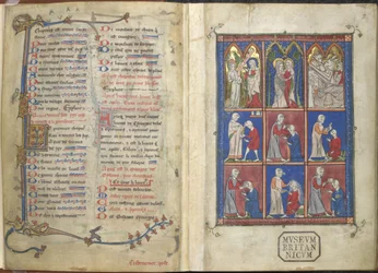 Sloane 1977, f.2 Chirurgia: sceny biblijne i medyczne