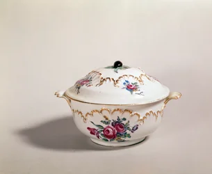 Miska na zupę, made in Tournai, 1775-80 (porcelana)