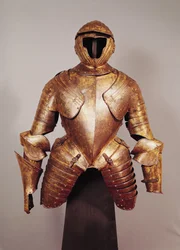 Zbroja należąca do Charles de Lorraine (1554-1611) XVI-XVII w. (metalowa)