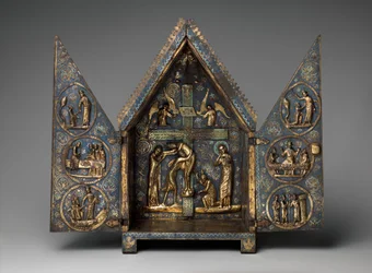 Tabernakulum Cherves, ok. 1220-30 (emalia miedziana i champleve)