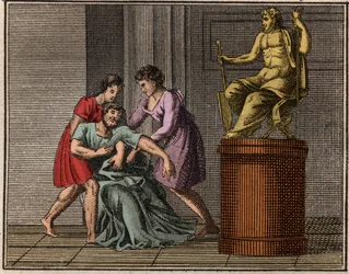 Śmierć Demostenesa, 384-322 p.n.e.