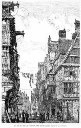 Frankfurt Judengasse, ok. 1860-70