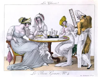 Lody, plat 4 z Le Bon Genre, Paryż, 1827