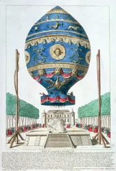 Eksperyment balonowy braci Montgolfier w Chateau de la Muette, 21 listopada 1783 r.