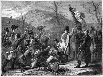 Sto dni - Marzec 1815: La Bedoyere dołącza do Napoleona - Sto dni: Charles Angelique Francois Huchet de La Bedoyere (Labedoyere