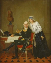 Rodzice Jeana Andoche Junota (1771-1813), księcia Abrantes, przed 1806 r.