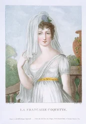 Ładna francuska dziewczyna, ok. 1816 r.