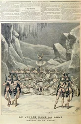 Balet śnieżny z Voyage dans la Lune Jacquesa Offenbacha (1819-90) z Le Petit Journal, 16 kwietnia 1892