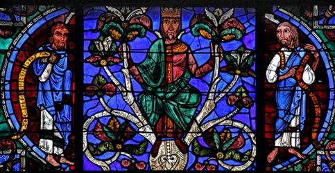 Drzewo Jessego: Samuel, król Jessego, Amos (w49)