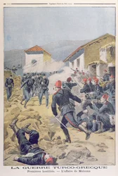 Wojna turko-grecka, z Le Petit Journal, maj 1897