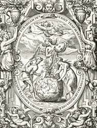 Królestwo warzyw, z Science and Literature in the Middle Ages Paula Lacroix (1806-84), opublikowane w Londynie 1878