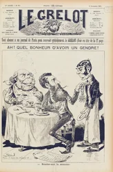 Afera Wilsona, okładka Le Grelot, 27 listopada 1887 r.
