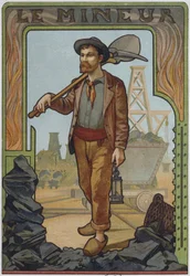 Górnik, ok.1900