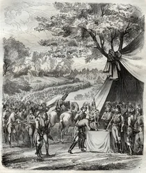 Koniec wojny w Wandei - Hoche podpisuje traktat z Bretończykami - Rewolucja francuska - Pacyfikacja Wandei - Porozumienia z La Mabilais, 20 kwietnia 1795 - podpisane przez generała Hoche