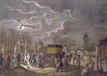 Wymiana w dniu 26 grudnia 1795 r. Madame Royale w Bazylei na 6 jeńców francuskich wziętych do niewoli przez Austriaków