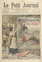 Pierwszy kobiecy plakat w Paryżu, z „Le Petit Journal”, 11 października 1906 r.