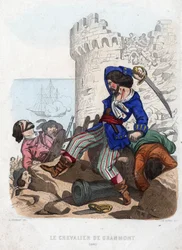 Rycerz pirata Grammont z XVII wieku.