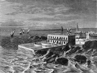 Laboratorium oceanograficzne Concarneau. W „Albumie nauki””, Editions Jouvet