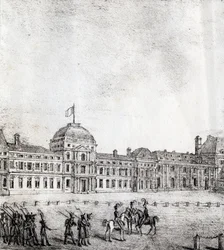 Tuileries - "Alfabet Malowniczy des Monumens de Paris" ok. 1840 (rycina)