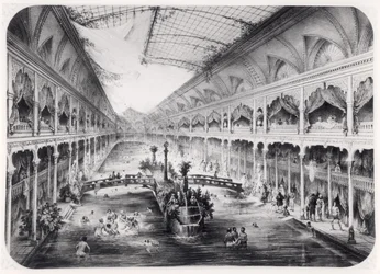 Gimnazjum wodne Pól Elizejskich w Paryżu, 1847