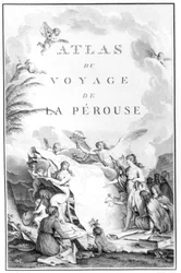 Strona tytułowa Atlas du Voyage de La Perouse wydana ok. 1797 r.
