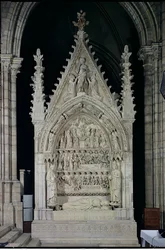 Grób Dagoberta I (605-39) króla Franków, odrestaurowany przez Adolphe Victore Geoffrey-Dechaume (1816-92) w 1862, c.1263