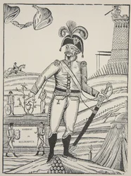 Grób Malborouka, ok.1722
