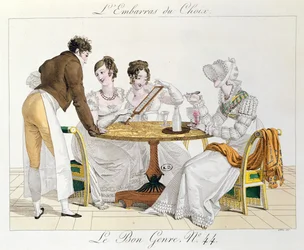 Zbyt duży wybór, płyta 44 z gatunku Le Bon, 1827