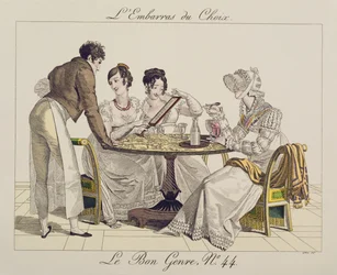Zbyt duży wybór, płyta 44 z gatunku Le Bon, 1827
