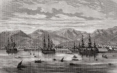 Tulon w XVIII wieku, z „Histoire de la Revolution Francaise” Louisa Blanca (1811-82)
