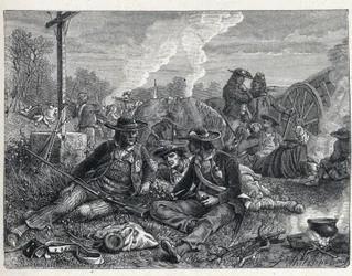 Wojny Wandei (1793-1796): obóz wandejskich rebeliantów.