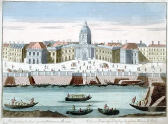 Widok i perspektywa Collège des Quatres Nations de Paris, widok optyczny