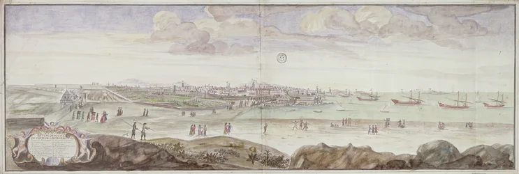 Widok od strony Infirmerii, Marsylia, 1698
