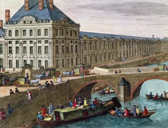 Widok na Sekwanę w Port Royal (fragment)