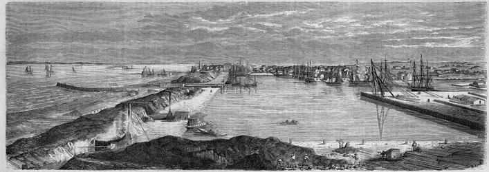 Widok miasta Saint Nazaire (Saint-Nazaire) (Loire Atlantique, 44)