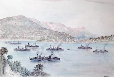 Villefranche (akwarela na papierze)