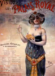 „Visit the Palais Royal”, Paryż (kolor lito)