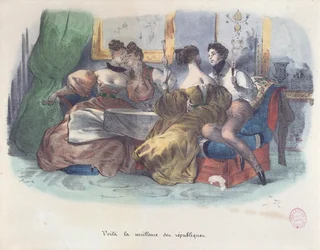 Masz to, najlepsza z republik, Karykatura Rewolucji 1848 r.