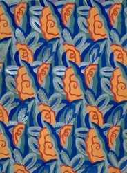 Projekt tapety: Maison Gaillard, wyd. 1930.