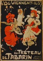 Skąd oni są? Z Treteau de Tabarin, Pigalle, Paryż