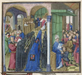 Wilhelm I i Wilhelm II, z „Chronique de Normandie” (welin)
