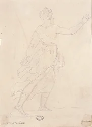 Kobieta z tyłu, 1813