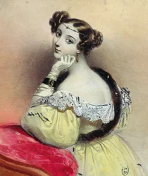 Kobieta z diademem, ok.1835