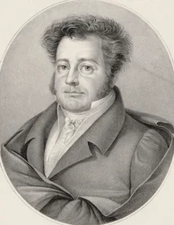 Portret kompozytora Heinricha Marschnera 1795-1861.