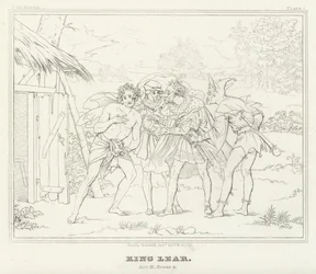 Król Lear, Akt III, Scena 4 (rycina)