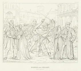 Romeo i Julia, akt I, scena 1 (rycina)