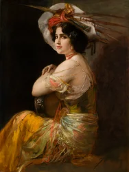 Rosario Guerrero jako Carmen, ca. 1908.