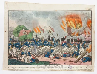 Bohaterski Blucher w bitwie, 16 czerwca 1815, 1815