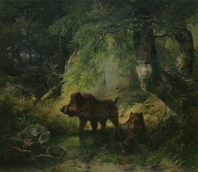 Dzik i wilk